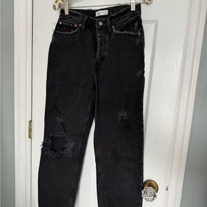 Abercrombie & Fitch Charcoal High Rise Jeans